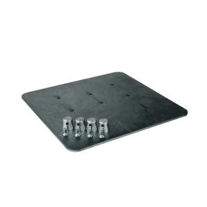 60320311-ALUTRUSS Base Plate 36x36 5kg for Decolock black