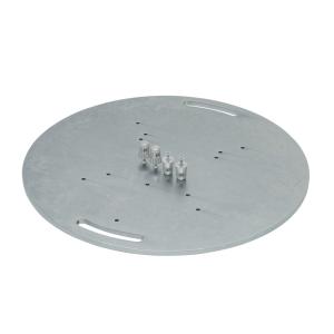 60320330-ALUTRUSS Steel Base Plate round type A