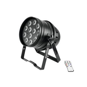 51914030-EUROLITE LED PAR-64 QCL 12x8W vloer bl - LED Par