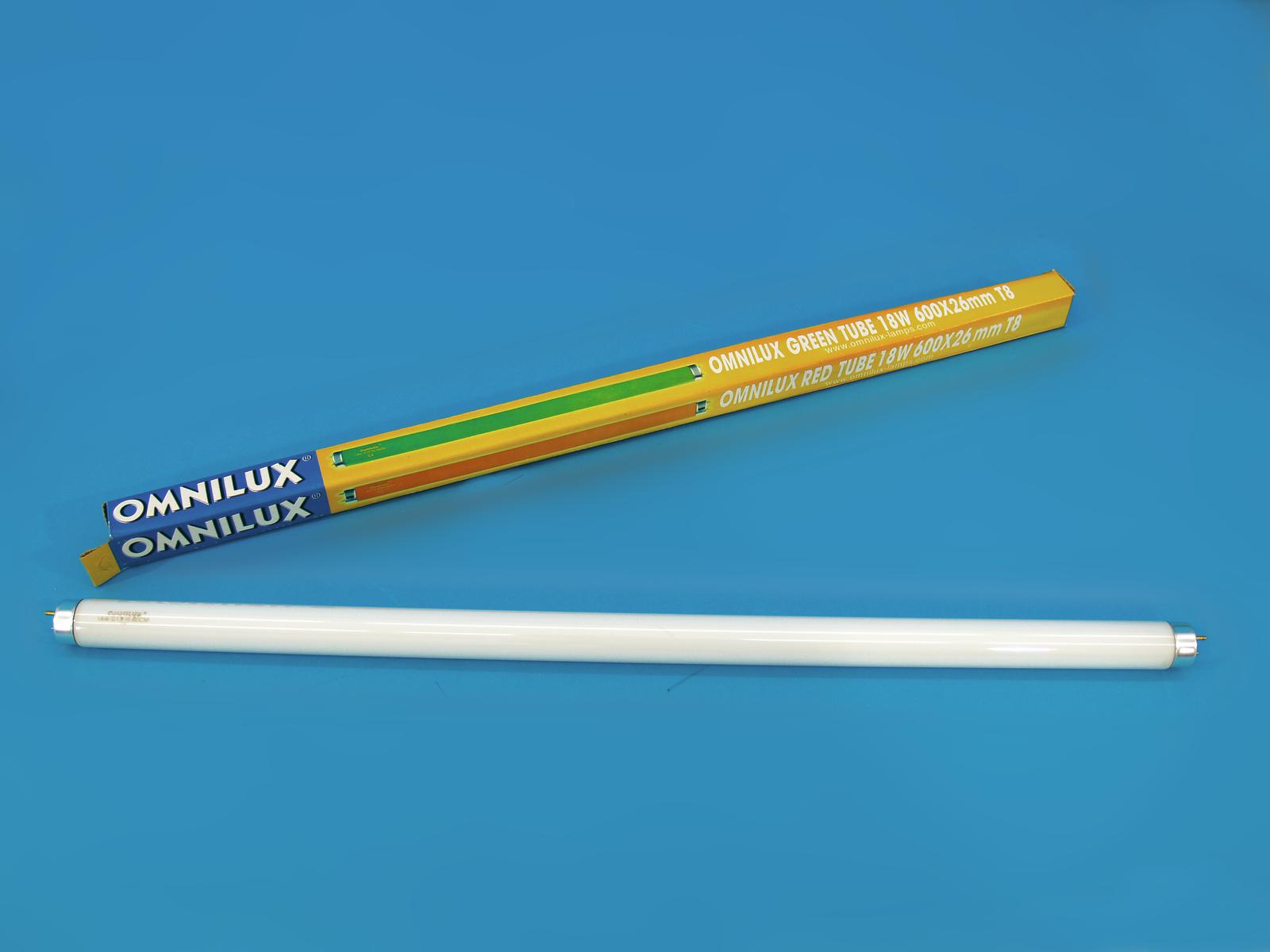 92001506-OMNILUX Tube 18W G13 600x26mm T8 blue