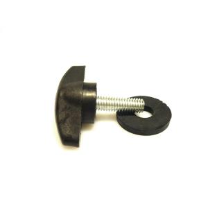 Wing screw M6x18 black