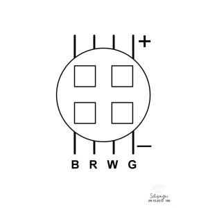 LED QCL 8W RGBW Pix-8/Pix-16