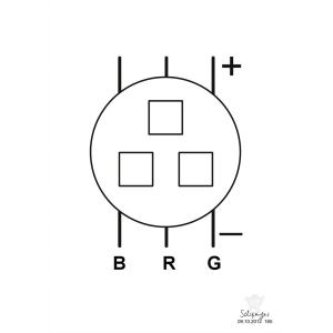 LED TCL 9W TMH-11 V2 B-R-G