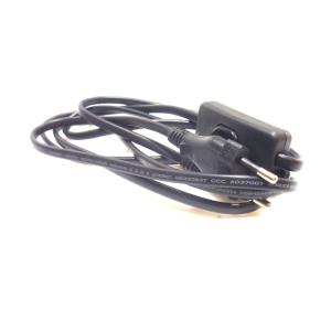 Euro power cable 1.8m (with switch)