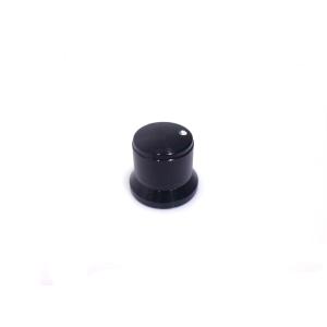 Knob (gain) UHF-204 black potentiometers 6mm diameter round