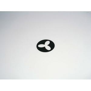 Gobo 25/19mm metal, design 1