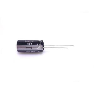 Capacitor 2200µF/10V Elektrolyt Radial