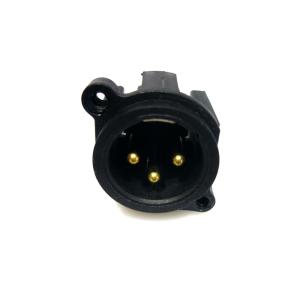 Panel plug XLR (Socket) straight pins