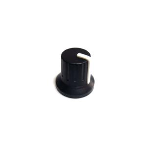 rotary knob black Ø=7 h=10 MP/MPZ/MPVZ