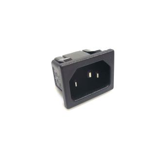 IEC chassis connector, vertical 15A