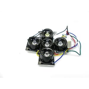 PCB (LED) AKKU BEL-15 (with lenses and aluminum holder)