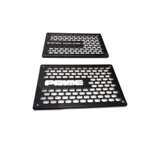 Housing Part (Nameplate 2x) PRIME System Amplifier DSP (label) Black