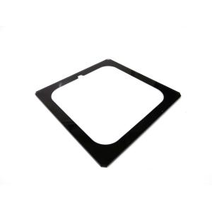 cover (glass/front) IP PAD 150x150mm Frame black
