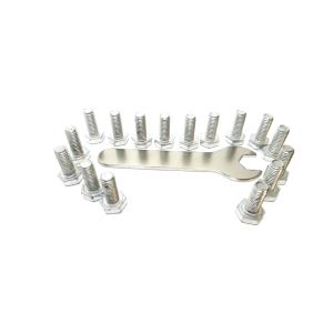 Screw Set 16x Screws + 1x 14er Key (Swivel Casters Cases)