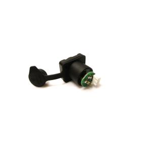 Panel Jack XLR 3-Pole + PCB (DMX) IP65 (K3F2C-W-B)