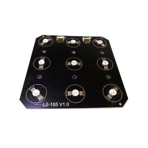 Pcb (LED) LED Party Panel RGB+UV (L2-155 V1.0)