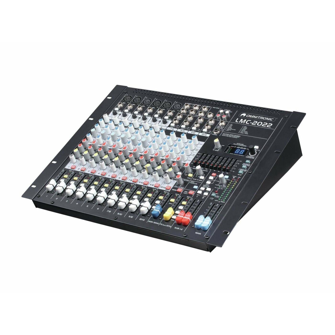 OMNITRONIC LMC-2022FX USB Mixing Console - Image 2