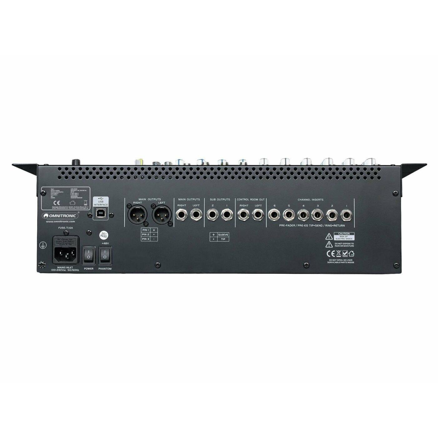 OMNITRONIC LMC-2022FX USB Mixing Console - Image 3