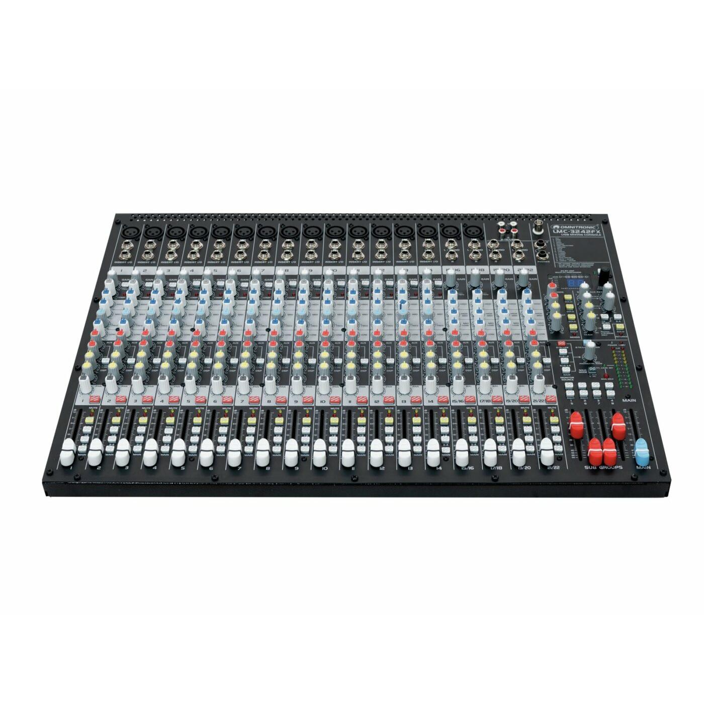 OMNITRONIC LMC-3242FX USB Mixing Console - Image 4