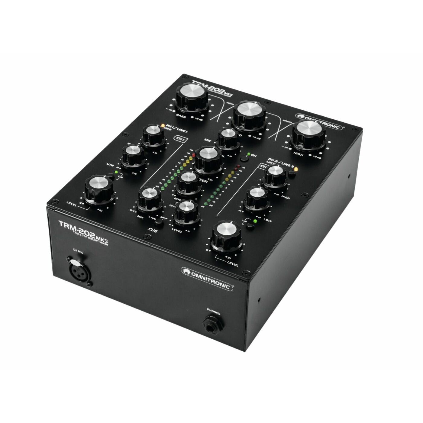 OMNITRONIC TRM-202MK3 2-channel Rotary Mixer - Image 2