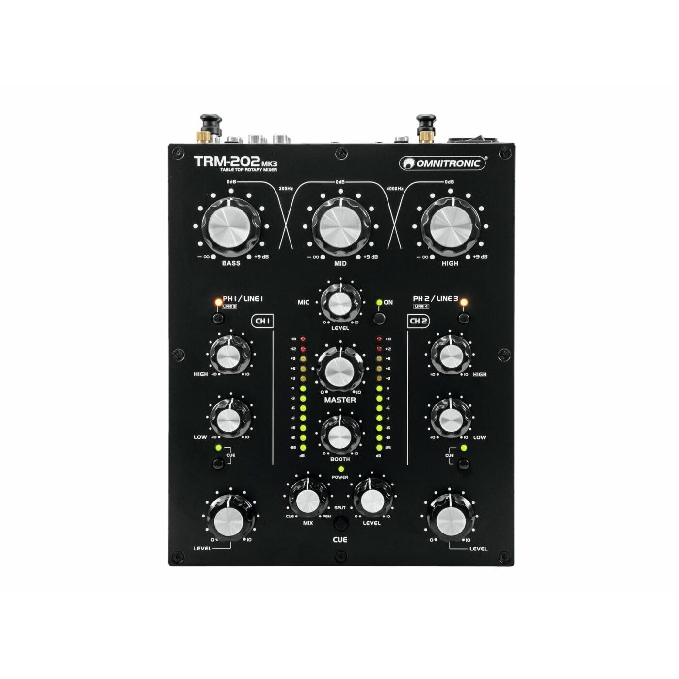 OMNITRONIC TRM-202MK3 2-channel Rotary Mixer - Image 3