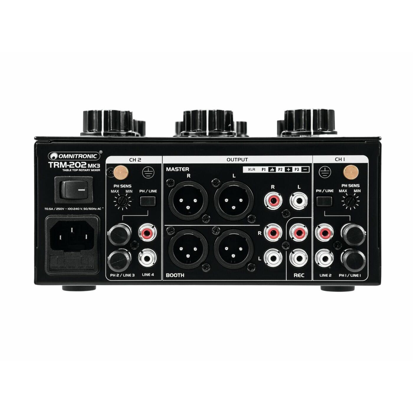 OMNITRONIC TRM-202MK3 2-channel Rotary Mixer - Image 4