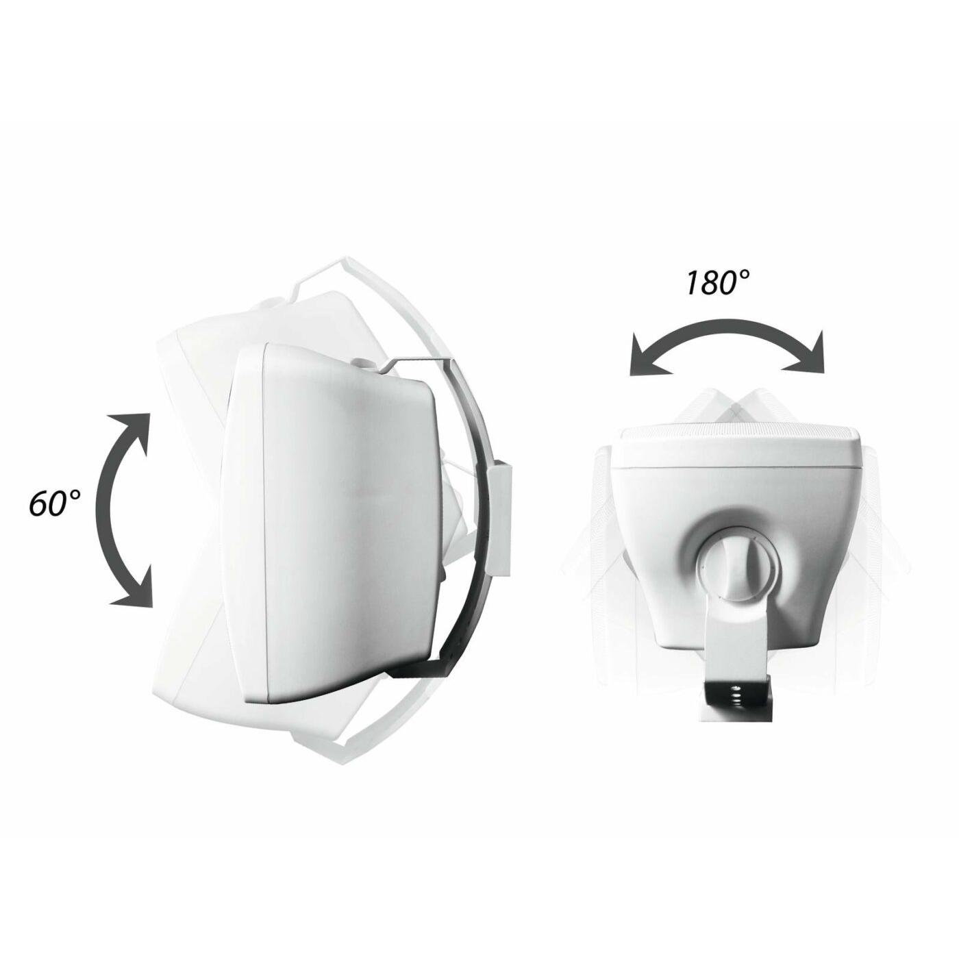 OMNITRONIC OD-6 Wall Speaker 8Ohm white 2x - Image 3