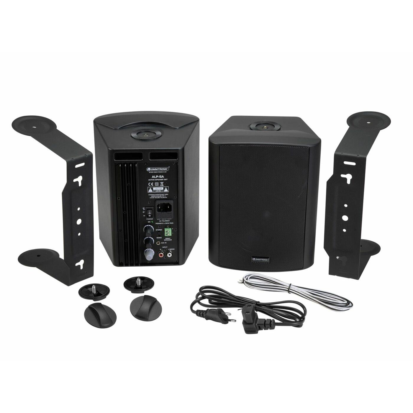 OMNITRONIC ALP-5A Active Speaker Set black - Image 4