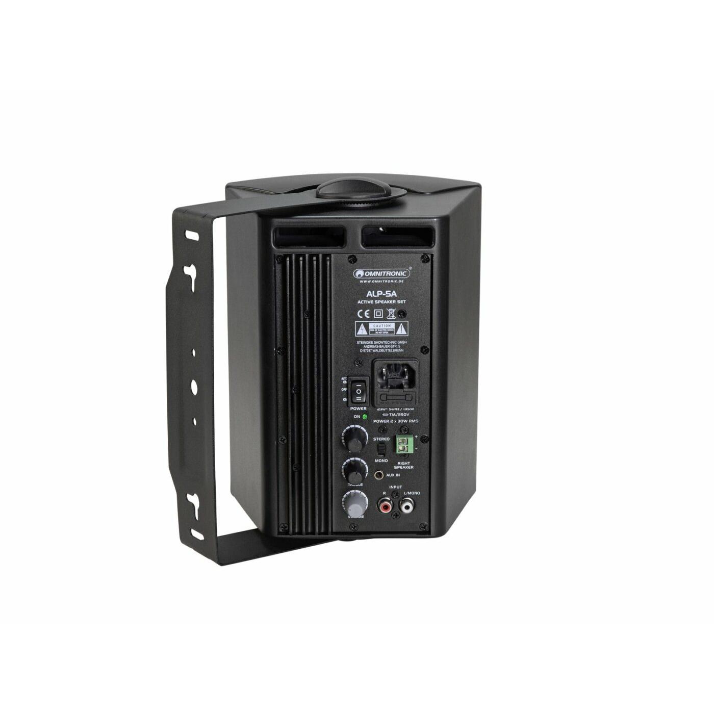OMNITRONIC ALP-5A Active Speaker Set black - Image 5