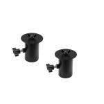 OMNITRONIC BOB-4 statiefadapter zwart 2x