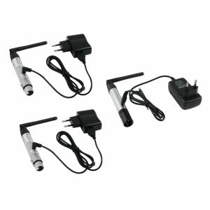 EUROLITE Set QuickDMX 1x Transmitter + 2x Receiver
