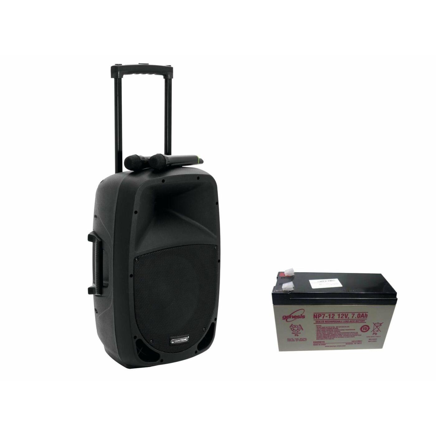 OMNITRONIC Set MES-12BT2 + Battery