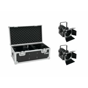 EUROLITE Set 2x LED THA-40PC bk + Case