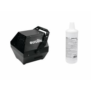 EUROLITE Set B-90 Bubble Machine black + Bubble Fluid 1l