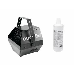 EUROLITE Set B-100 Bubble Machine black DMX + Bubble Fluid 1l