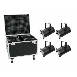 EUROLITE Set 4x LED THA-120PC Theater Spot + Case