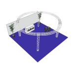 ALUTRUSS Truss Set QUADLOCK 6082 cirkel 6.6x3.5m