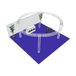 ALUTRUSS Truss Set QUADLOCK 6082 circle 6.6x3.5m