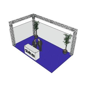 ALUTRUSS Truss set QUADLOCK 6082 L-Figure 7x4x3.5m (WxDxH)