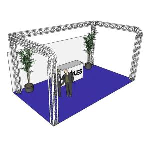 ALUTRUSS Truss set QUADLOCK 6082R U-Figure 7x4x3.5m (WxDxH)