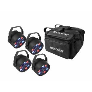 EUROLITE Set 4x LED PARty Spot + Soft Bag