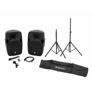 OMNITRONIC Set XFM-212AP + Speaker Stand MOVE MK2