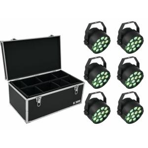 EUROLITE Set 6x LED PARty TCL Spot + Case TDV-1