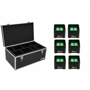 EUROLITE Set 6x LED TL-4 Trusslight + Case