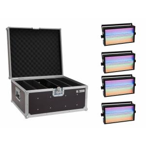 EUROLITE Set 4x LED Super Strobe ABL + Case