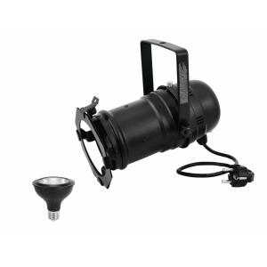 EUROLITE Set PAR-30 Spot bk + PAR-30 230V COB 12W E-27 LED 1800-3000K dim2warm