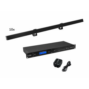EUROLITE Set 10x LED PR-100/32 Pixel DMX Rail bk + DMX Software