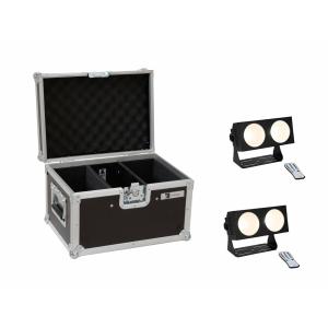 EUROLITE Set 2x LED CBB-2 COB WW Bar + Case