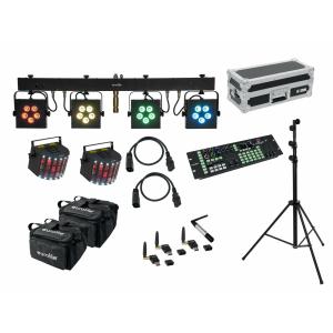 Eurolite Set LED KLS-902 + Laser Derby Mobile Bundle