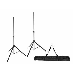 OMNITRONIC Set 2x M-3 Speaker System Stand + Carrying Bag